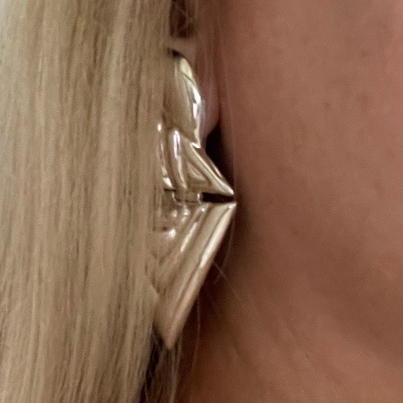 Jewelry - Sterling Silver Geometric Clip Earrings
